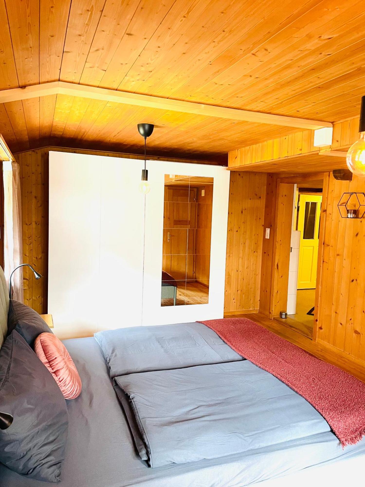 Lovely & Great Equipped Wooden Alp Chalet Flat Kandersteg Exterior foto