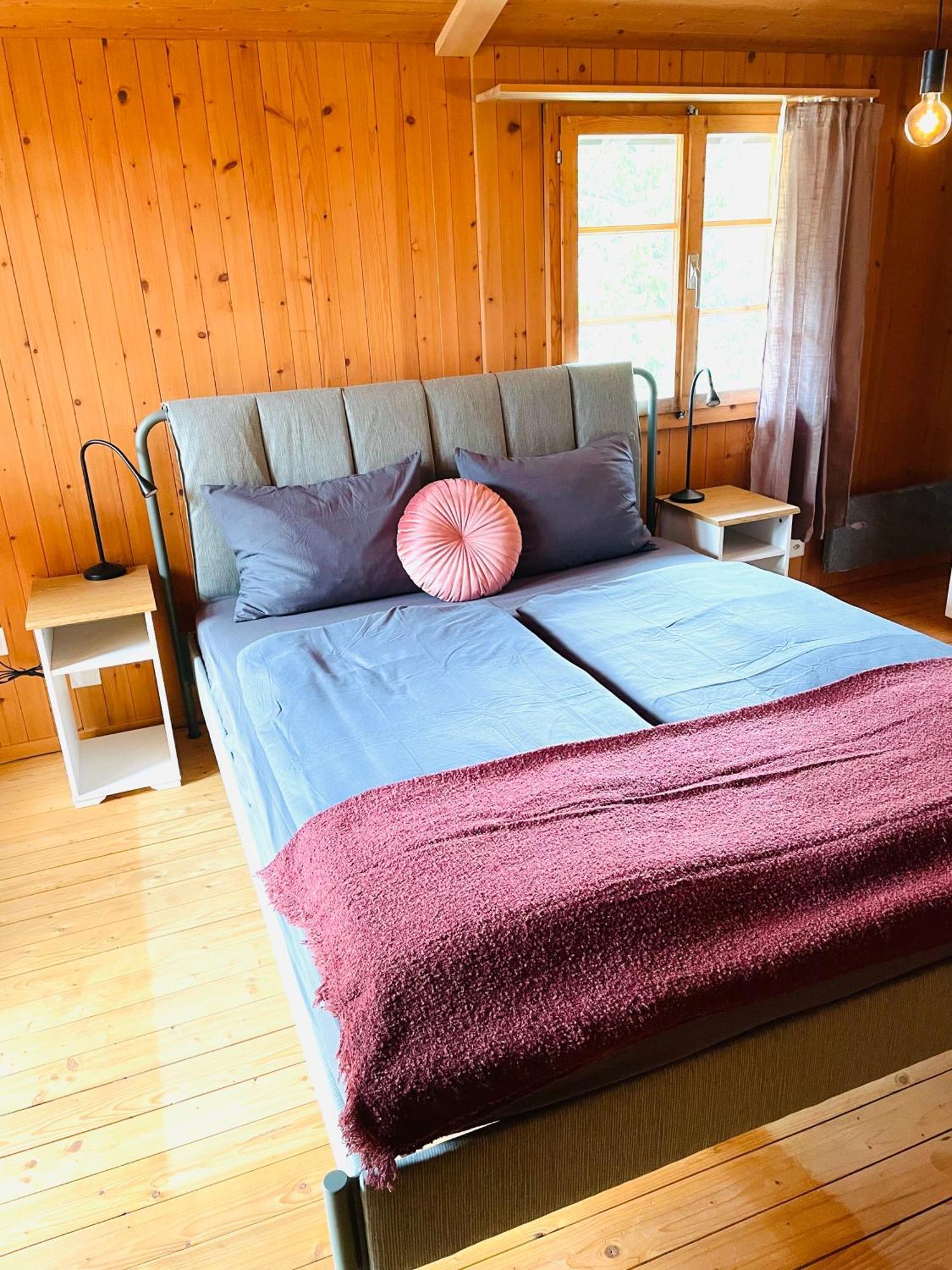 Lovely & Great Equipped Wooden Alp Chalet Flat Kandersteg Exterior foto