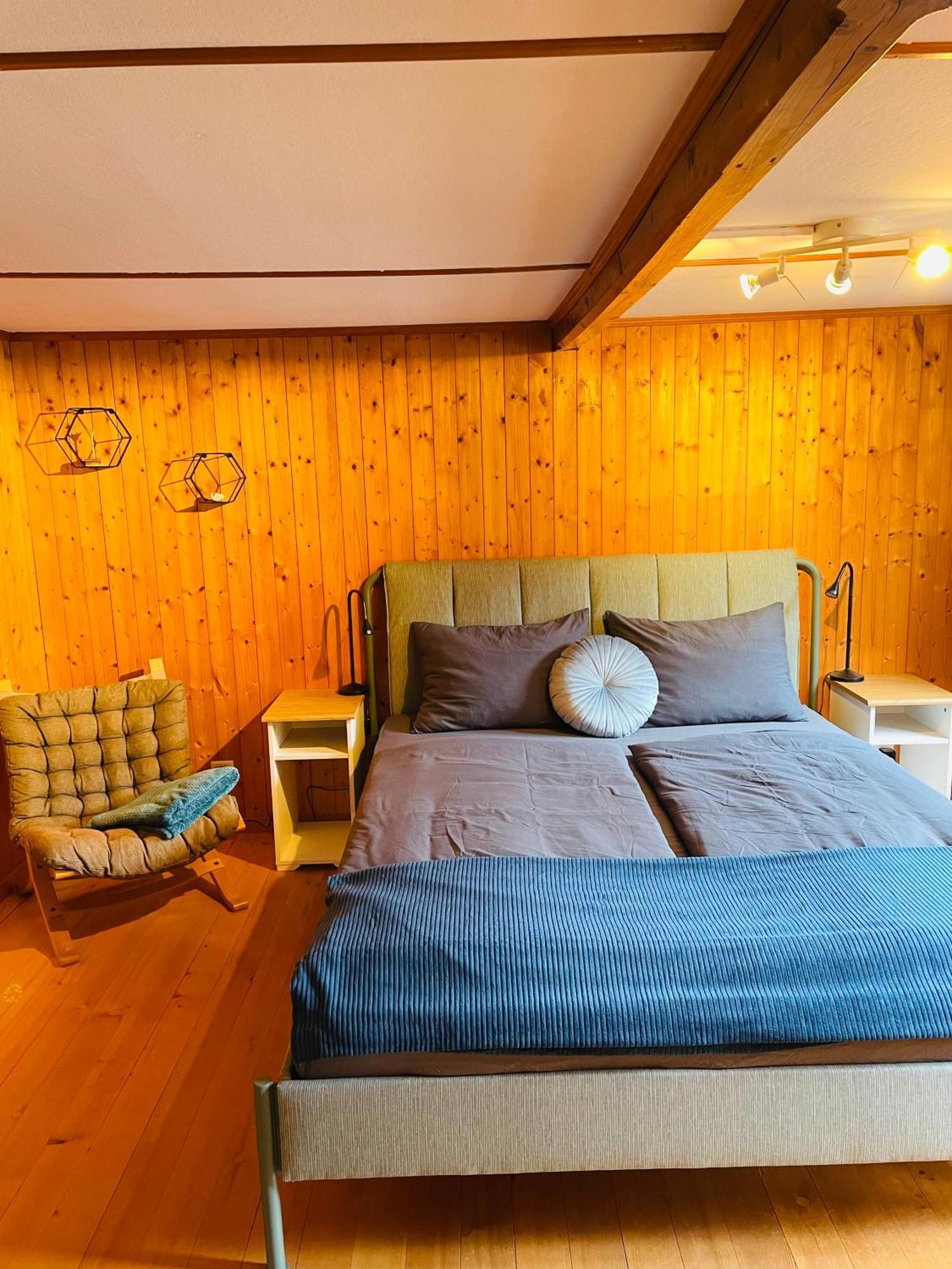 Lovely & Great Equipped Wooden Alp Chalet Flat Kandersteg Exterior foto