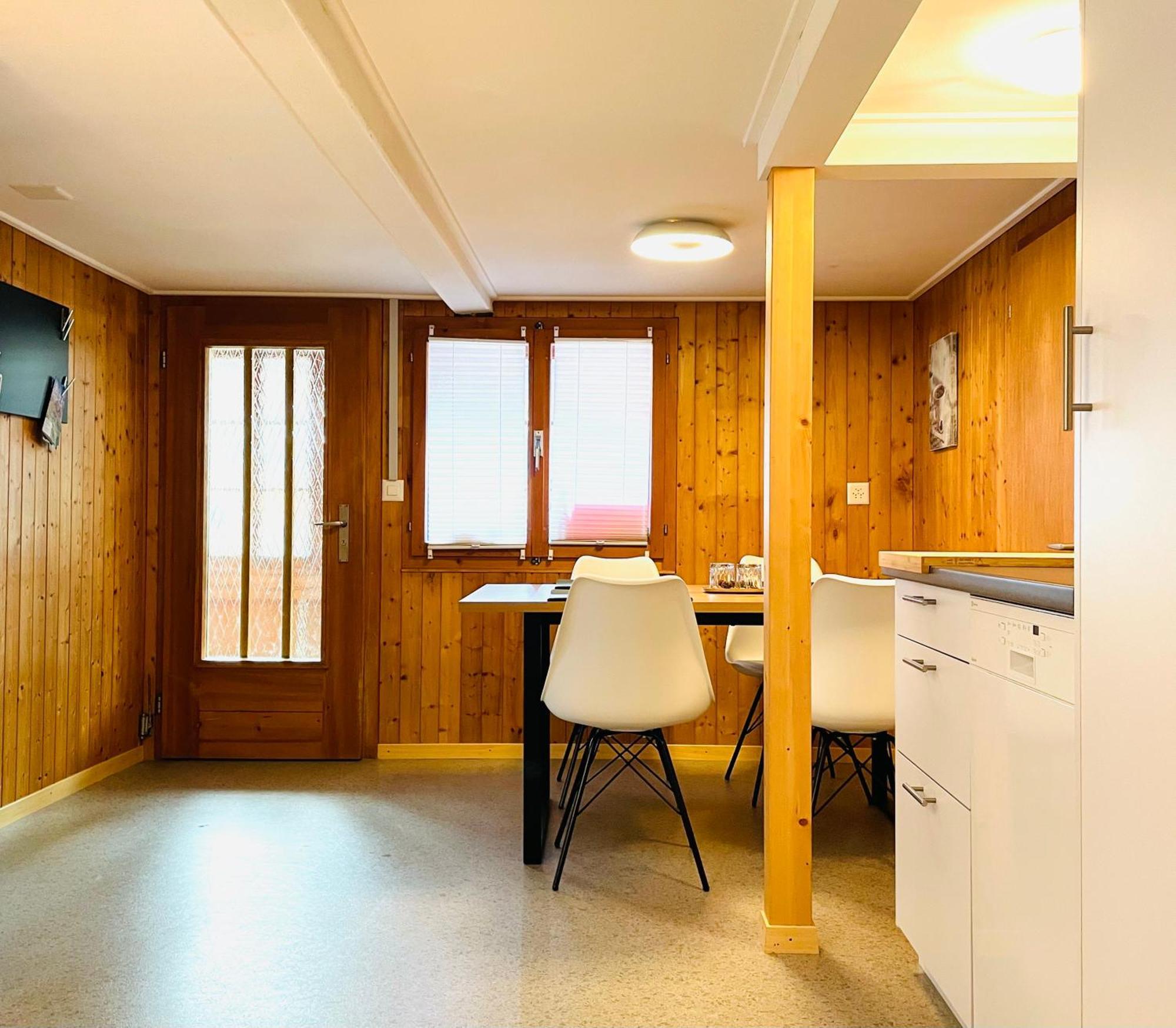 Lovely & Great Equipped Wooden Alp Chalet Flat Kandersteg Exterior foto